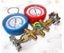 AC Manifold Gauge Set R134a R22 R12 HVAC W/ Digital Refrigerant Charging Scale 